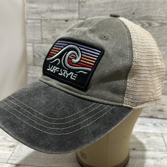 surf style distressed trucker baseball hat cap - Picture 3 of 7